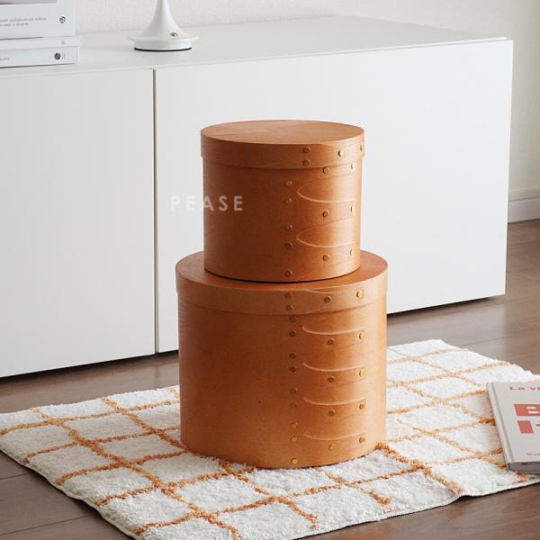 素材の温かみとシンプルなデザインが魅力の天然木を使用したシェーカーボックス大・中2個セットです。軽くてしなやかなポプラの樹皮で作られており、使うたびに自然の温かさが伝わってきます。リビングの小物整理から玄関、キッチン、トイレまで、様々な用途...