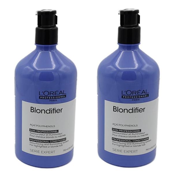 ロレアル プロフェッショナル  セリエ エクスパート 　 ブロンディファイアー　コンディショナー　750ml×2点セット