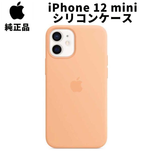 純正 iPhone12 mini シリコンケース カンタロープ MagSafe対応 