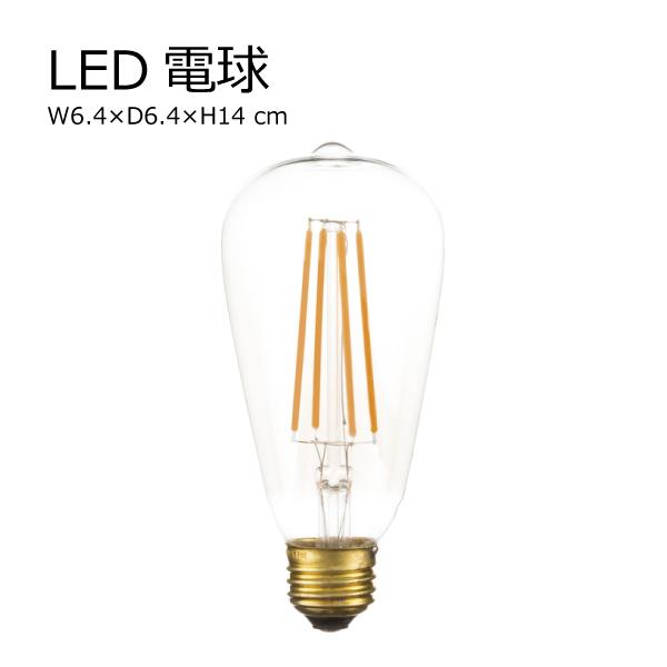LED エジソン球 LED-102 電球 付け替え 交換 インテリア エジソン電球 発光ダイオード 長寿命 Lサイズ