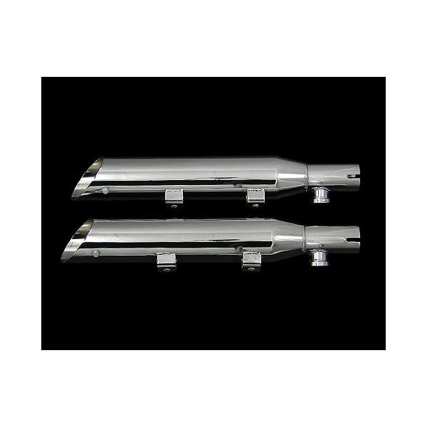 スポーツスター XL スラッシュカットマフラーエンド 04y- XL用 : MOTO