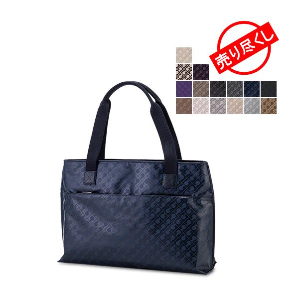 ゲラルディーニ トートバッグ グレー ブラック ポリエステル  