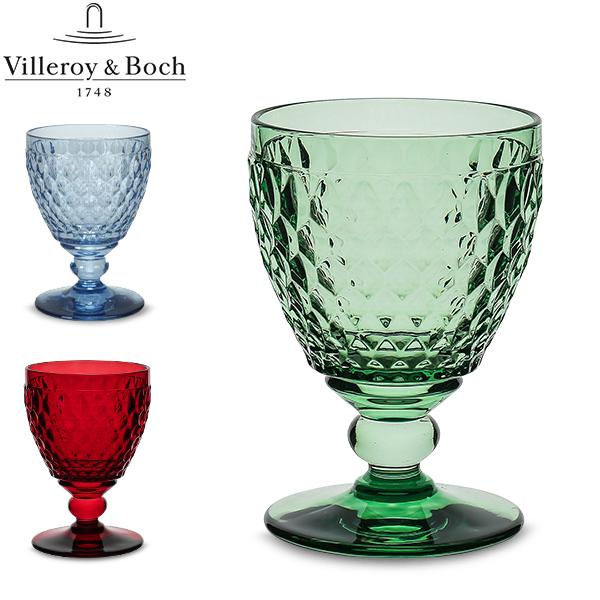 ワイングラス グラス ビレロイ&amp;ボッホ Villeroy &amp; Boch Boston coloured White wine glass グリーン レッド ブルー