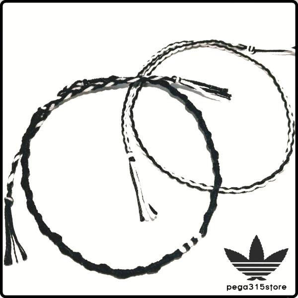 送料無料】アンクレット 足首 ミサンガ 3本ライン 2本セット