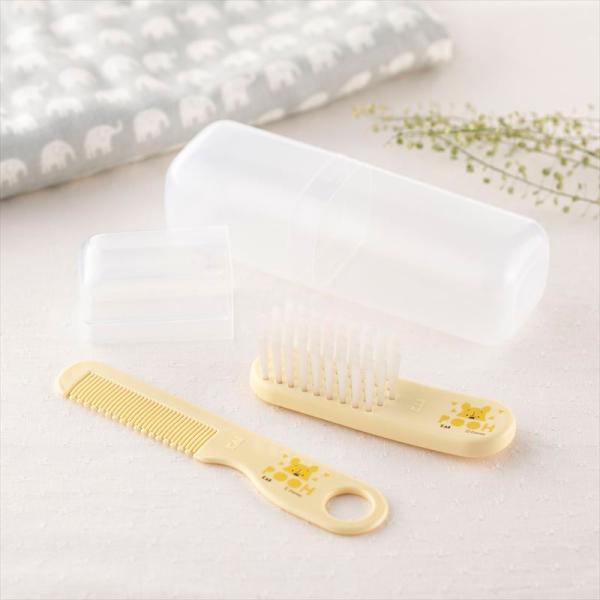 ベビー用ヘアセット（くまのプーさん）ブラシ クシ セット 赤ちゃん 子ども 幼児 乳児 KK1495 送料無料