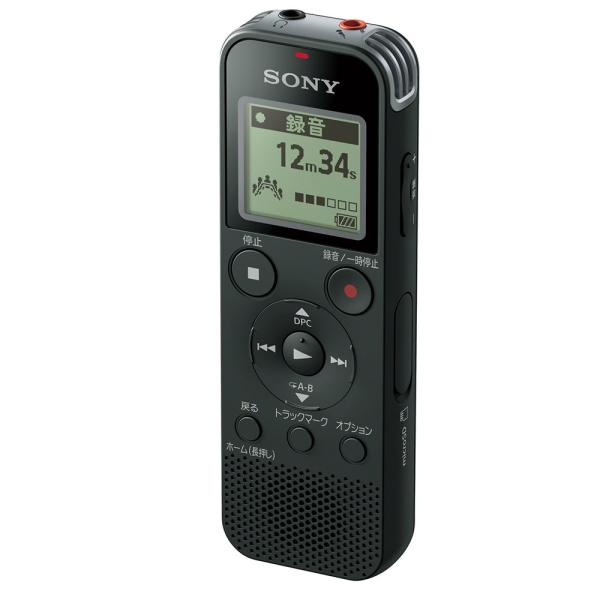 他サイト： ソニー(SONY) ICレコーダー usb 4GB リニアPCM録音対応 FMラジオチューナー内蔵 ブラック ICD-PX470F Bの商品画像