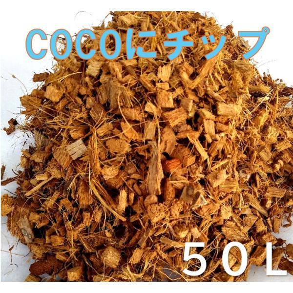 あく抜き、成分分析済です！COCOに使えます！（使用用途）●園芸用土と混ぜて土壌改良材として●マルチング材として●爬虫類・昆虫等の床材としてCOCOが特長！●天然ヤシの実を使用しているので100%オーガニック商品です。●ココチップは再生可能...