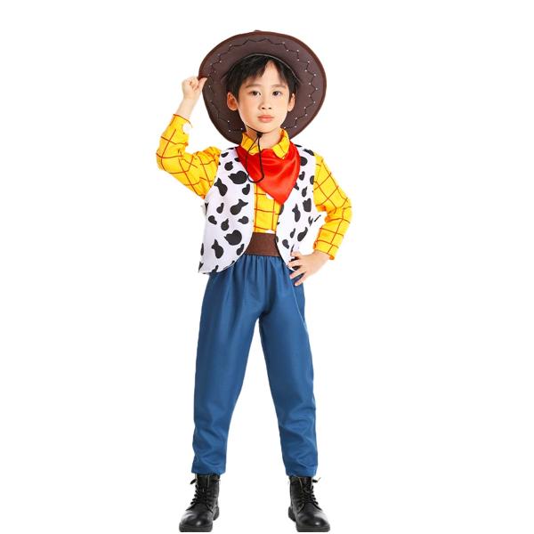子供 カウボーイ ハロウィン コスプレ衣装 女の子 男の子 コスチューム ウッディ 帽子付き パイレーツ 海賊 キッズ 仮装 100 110 120 130 140 150