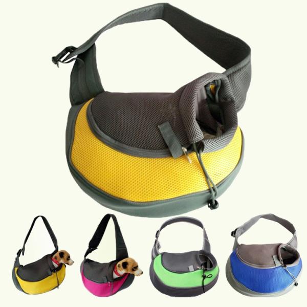 ペット用 ショルダーバッグ スリング式 ペット用キャリーバッグ 犬用品 猫用品 犬用キャリーバッグ Carry Bag キャリーバック トートバッグ お出かけ 抱っこ ■品番： 73RCW43カラー： イエロー ブルー ピンク レッド グリ...