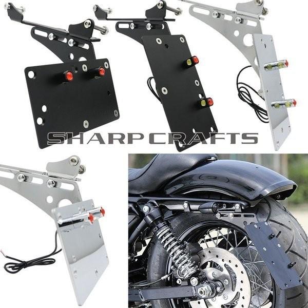 バイク 外装パーツ オートバイ テールライト サイドマウント ナンバープレート ブラケット ハーレースポーツスターiron 8 10 Xl8 X 汎用 5 728 ペコーマート 通販 Yahoo ショッピング