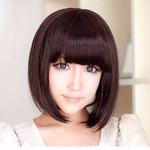 高品質耐熱 黒 黒髪 ウィッグ ショート かつら レディース メンズ 女性 男性 男女兼用 ボブ ブラック No.113黒ショート