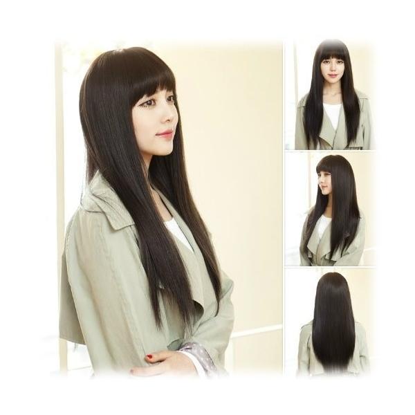 前髪 ぱっつん ウィッグ 黒髪 黒 ロング ストレート ロングストレート レディース メンズ 男性 女性 女装 No 21ブラック Buyee Buyee บร การต วกลางจากญ ป น ซ อจากประเทศญ ป น