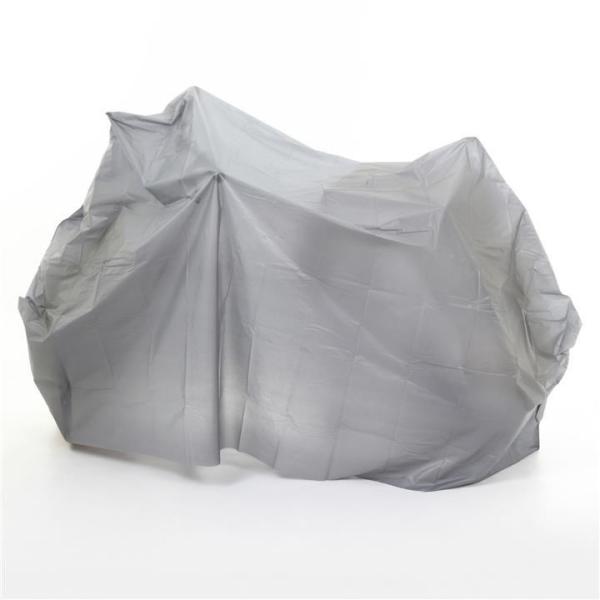 防水性に優れホコリや雨から自転車を守ります。 冬でも硬くなりにくい素材を使っています サイズ：横幅200cmｘ高さ100cm お手持ちの自転車タイヤサイズをご確認ください、２７〜２４インチ自転車に最適サイズです