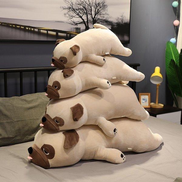 犬 ぬいぐるみ パグ 可愛い 部屋飾り もちもち 柔らかい 誕生日プレゼント 添寝枕 癒し 置物 インテリア50cm Inu1015 50 ペルチェ 通販 Yahoo ショッピング
