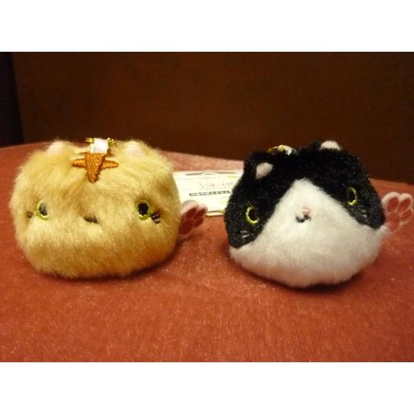 ねこだんご　ねこだんごストラップ　4種 ねこだんご ストラップ・はち[三英貿易]《在庫切れ》