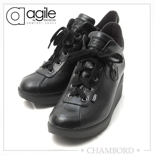 ルコライン スニーカー アージレ Agile Ruco Line 靴 Manta マンタ ヘビ型押し サイド ファスナー付き ブラック 黒 Agile 114 2210 1 ペンダント特価店 通販 Yahoo ショッピング