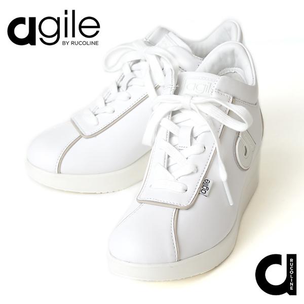 ルンページ RUCOLINE ルコライン 靴 アージレ バイ スニーカー agile-001WH