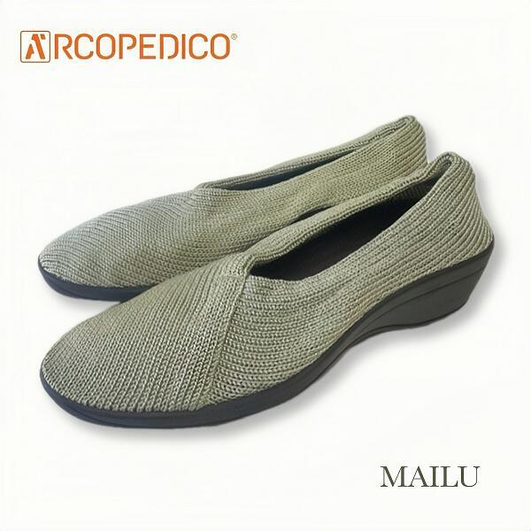 ARCOPEDICO（アルコペディコ） 靴 ウォッシャブル ニット ウェッジ