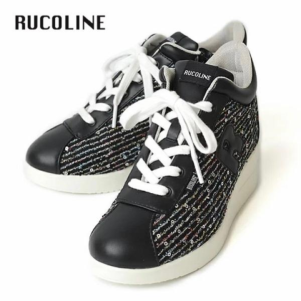 値下げ RUCO LINE スニーカー 24cm RUCOLINE（ルコライン） スニーカー 靴 RUCO LINE RUCO-011BK MULTI