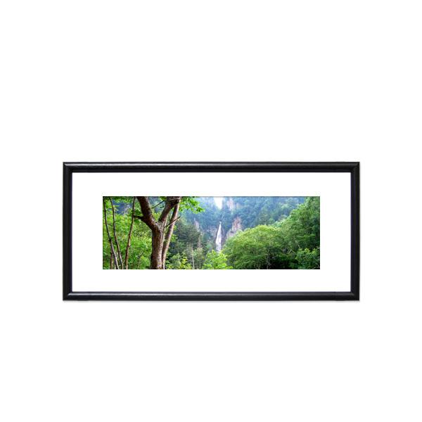 ポスター 横長 アートパネル 景色 自然 滝 風景 緑 インテリア 空間
