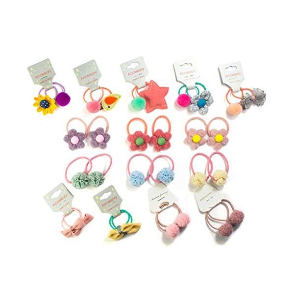 Bianhuan ヘアゴム こども 女の子 リボン おしゃれ キッズ ベビー ヘアゴム 髪ゴム 子供 赤ちゃん かみどめ ヘアア Placewell In