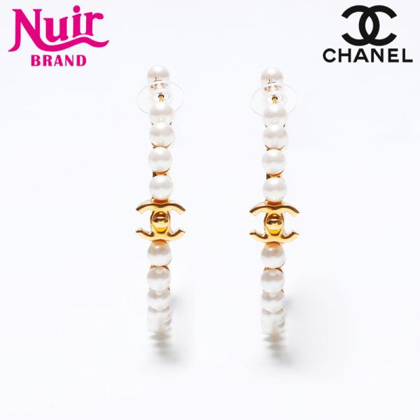 CHANEL（シャネル） ピアス B20A フープ ターンロック ココマーク 2020