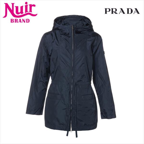 PRADA プラダナイロンジャケット ネイビー 46 PRADA（プラダ） ジャケット Size:36 ナイロン 2020 ネイビー【中古