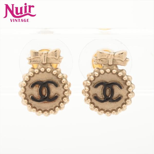 シャネル ピアス ヴィンテージ ゴールド CHANEL/シャネル】ココマーク フープピアス ゴールド系｜ヴァル