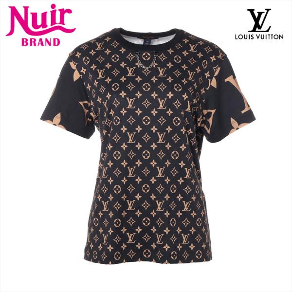 LOUIS VUITTON XS 半袖 Tシャツ グレー LOUIS VUITTON ルイ・ヴィトン 半袖Tシャツ モノグラム XS ブラック