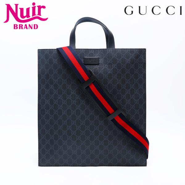 GUCCI（グッチ） トートバッグ PVC GG スプリーム ブラック : NUIR