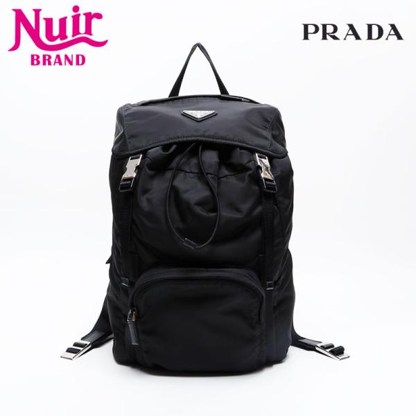 PRADA プラダ リュック・デイパック ナイロン ブラック : NUIR