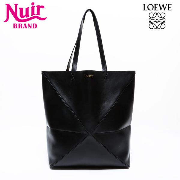 LOEWE ロエベ トートバッグ レザー パズル フォルド ブラック