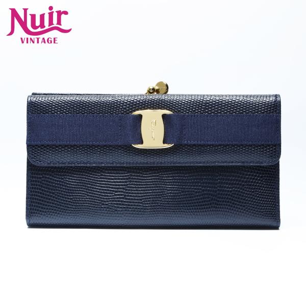 サルヴァトーレフェラガモ Salvatore Ferragamo 長財布 ヴァラ レザー