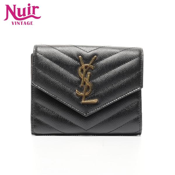 Yves Saint Laurent（イヴ・サンローラン） 三つ折り財布 モノグラム