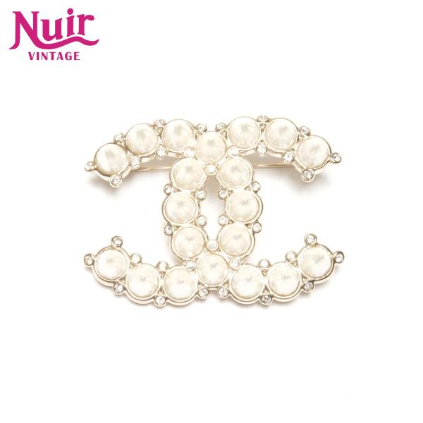CHANEL（シャネル） ブローチ A22C ココマーク パール ラインストーン