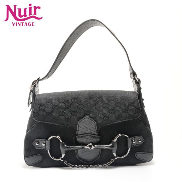 ◇GUCCI ホースビット GGキャンバス ショルダーバッグ GUCCI（グッチ） ショルダーバッグ ホースビット ワンショルダー GG