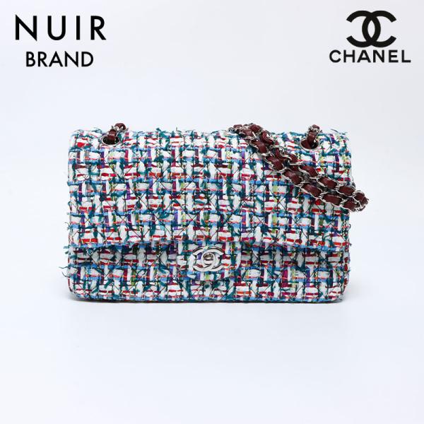 美品 CHANEL シャネル ツイード リボン ココマーク ミュール 21.5 美品 CHANEL シャネル ツイード リボン ココマーク ミュール 21.5