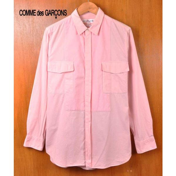 COMME des GARCONS SHIRT 長袖コットンシャツ　フランス製 COMME des GARCONS フランス製 SHIRT コム・デ・ギャルソン