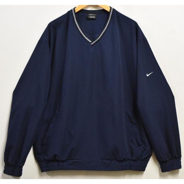 【美品】NIKE ナイキ　ナイロンプルオーバー　チェック柄　ビックロゴ penguintripper2_1910028569-260311