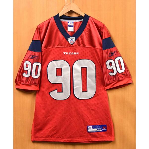 USA古着「Reebok」のフットボールシャツ / ユニフォームです！こちらはNFLの人気チーム、ヒューストン・テキサンズ、マリオ・ウィリアムズの1枚です！とても良い雰囲気ですのでコーディネートのポイントとして大活躍してくれます！人気のある...