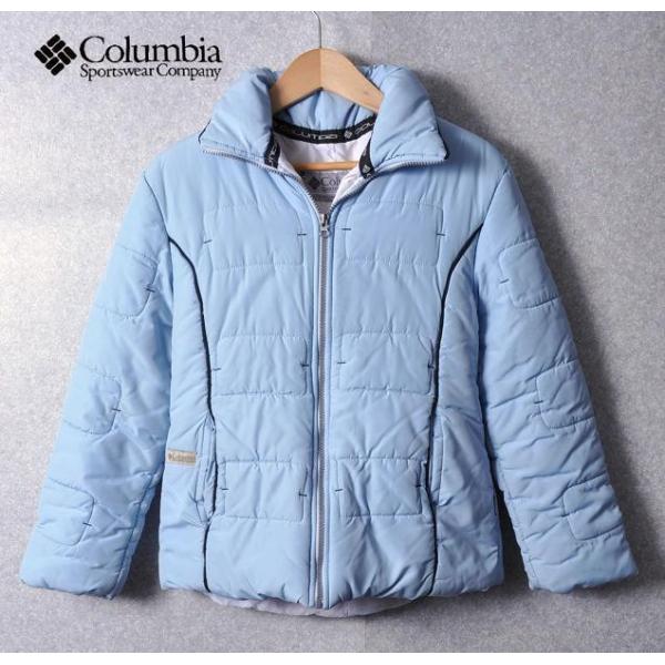 【SALE】Columbia コロンビア 中綿 アウトドアジャケット ベビーブルー レディースS相当(6569