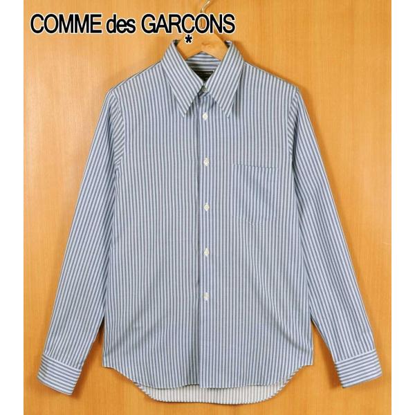 コムデギャルソン オム プリュス　ストライプデザイン 長袖シャツXS COMME des GARCONS（コムデギャルソン） ヴィンテージ 1996年 日本製