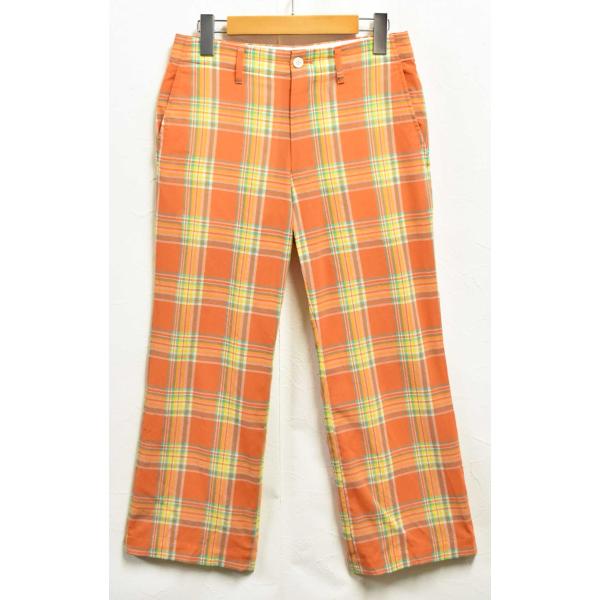 トリココムデギャルソン　チェックワイドパンツ COMME des GARCONS（コムデギャルソン） 【AD2003】日本製 トリコ