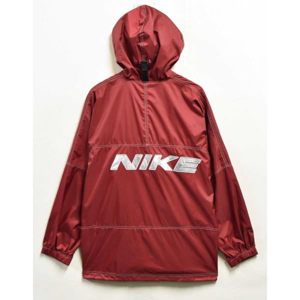 90s NIKE ナイキ ナイロンアノラックパーカー ジャケットM ヴィンテージ 97年製 NIKE Nylon Anorak Parka 青白 M 90s ナイキ アノラック