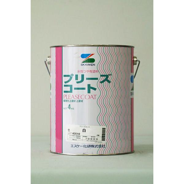 プリーズコート 白 4kg 缶 Gp 水性 塗料 水性艶有 ペンキ 業務用 外壁 日曜大工 エスケー エスケー化研 Diy 塗料のペンキいっぱい 通販 Yahoo ショッピング