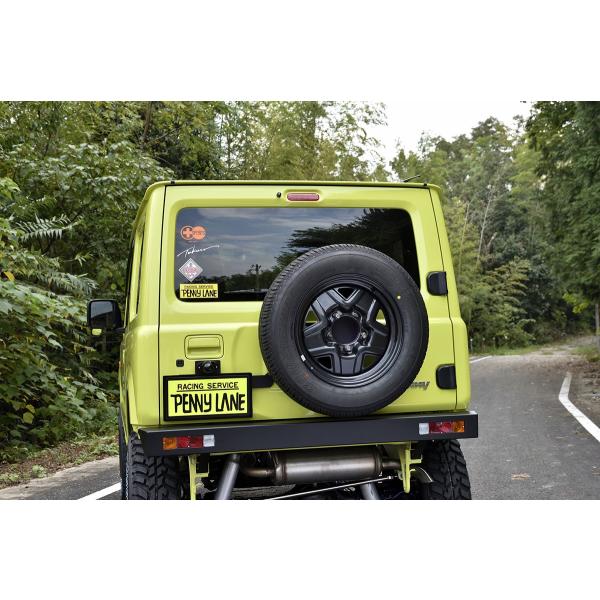 SUZUKI Jimny jb64 スペアタイヤ移動ブラケット 車検対応品 スペアタイヤ移動ブラケット 表向き 真上移動タイプ