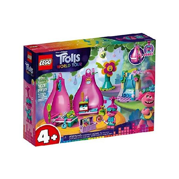 LEGO Trolls World Tour Poppy’s Pod 41251 Trolls Playhouse Building Kit with Poppy Troll Minifigure, New 2020 (103 Pieces)