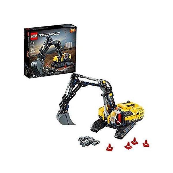 LEGO Technic Heavy-Duty Excavator 42121 Toy Building Kit; A Cool  