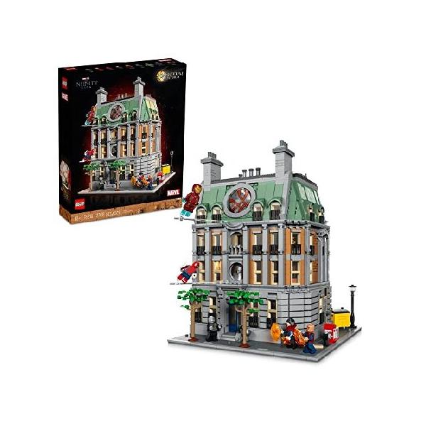 LEGO Marvel Sanctum Sanctorum 76218, 3-Story Modular Building Set, Avengers Movie Collectible, 9 Minifigures Including Doctor Strange, Wong, Spider-Ma