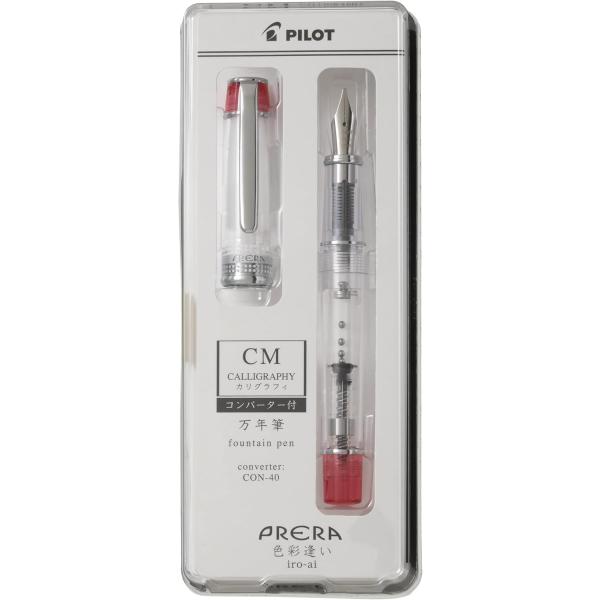 PILOT（パイロット） 【在庫品】パイロット 万年筆 プレラ 透明レッド